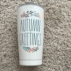 Rae Dunn “Autumn Greetings” Tumbler